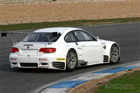 Endnu et skud af den flottel BMW M3 GT2.
(Foto: www.FullFrameSports.net)